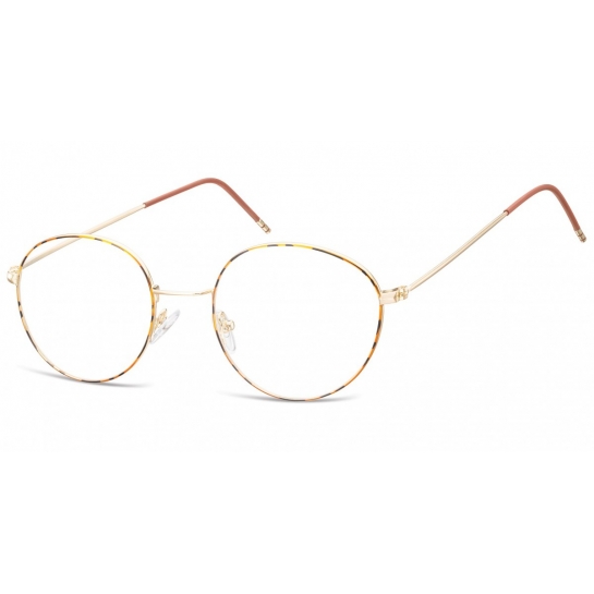 Lenonki Okulary oprawki optyczne 929H panterka + złoty